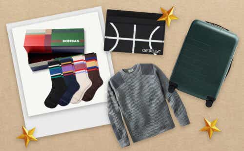 collage of gifts for men