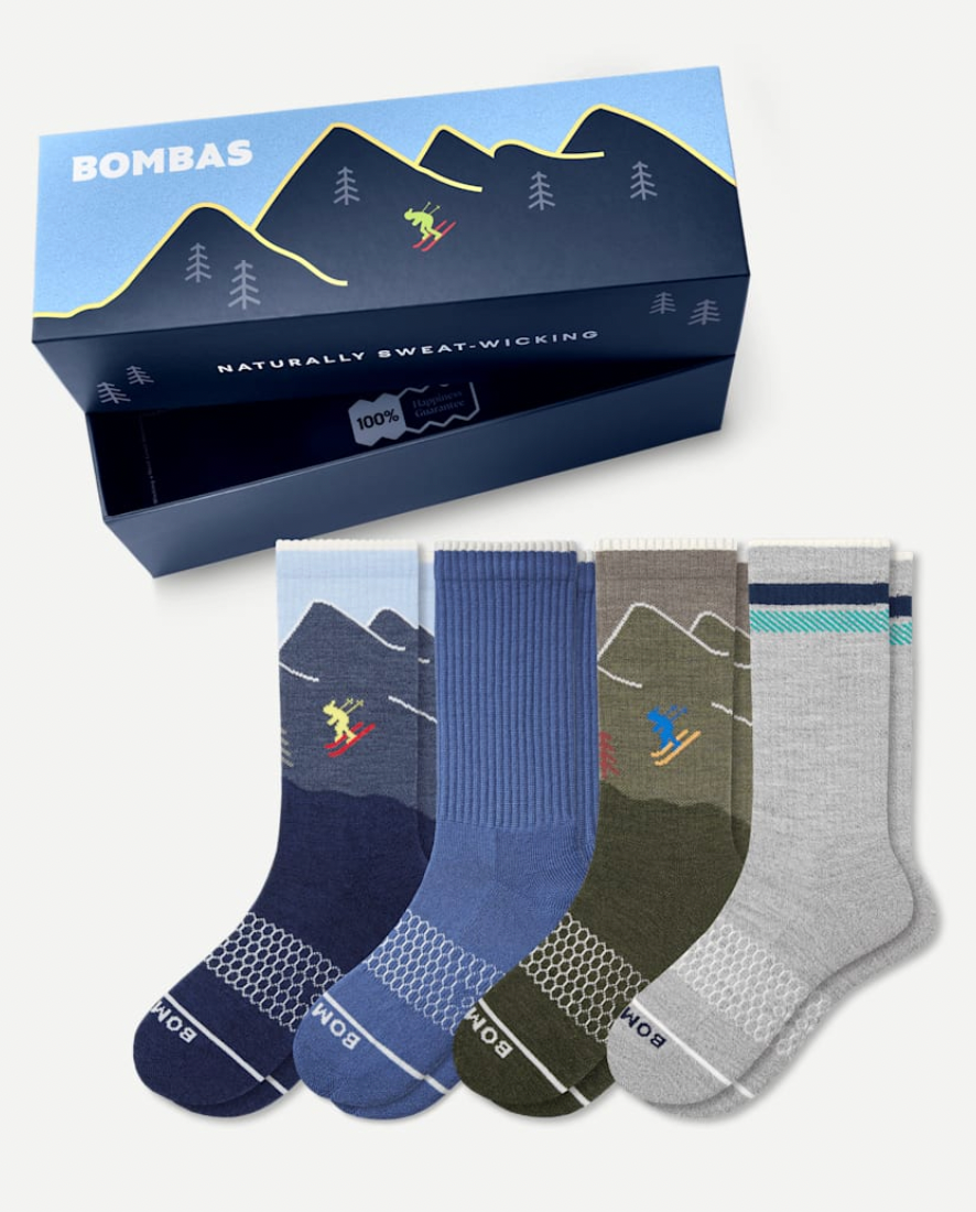 Bombas Men’s Merino Wool Blend Calf Socks