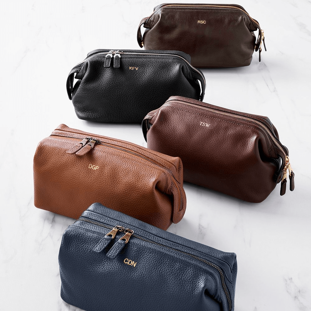 monogrammed dopp kit