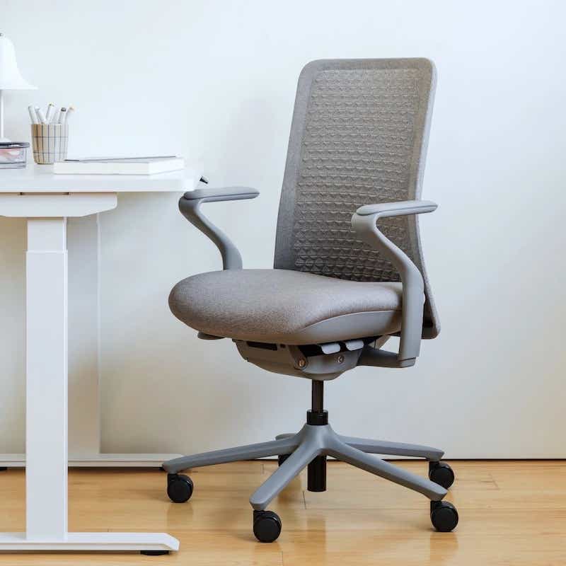 gray desk chair