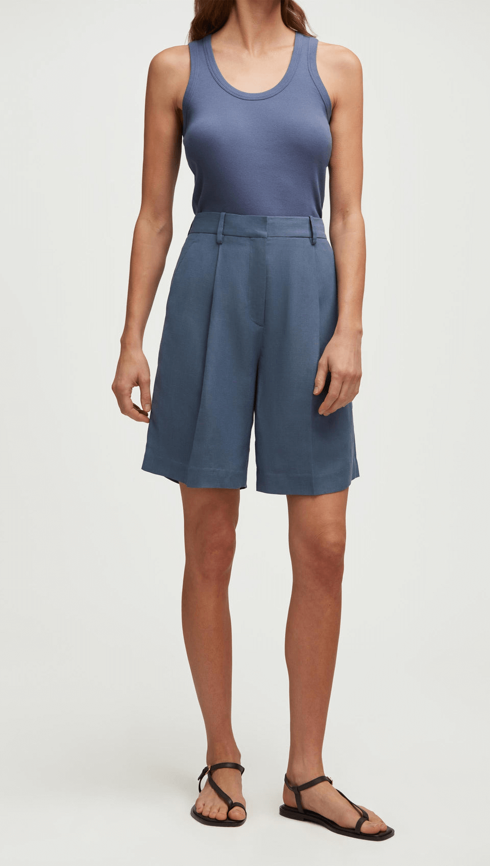 argent twill shorts