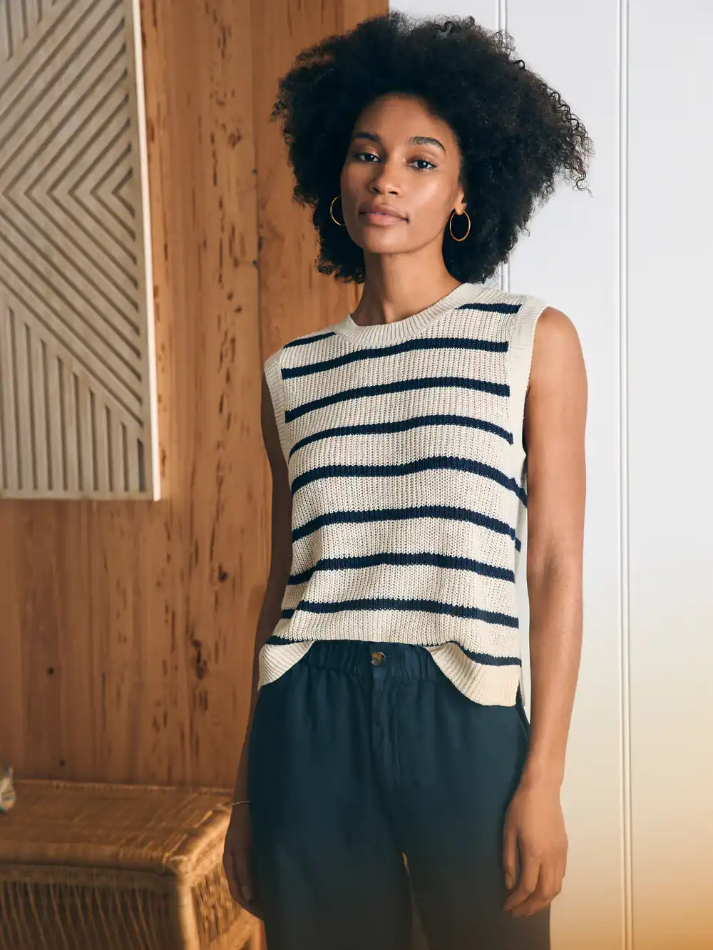 Miramar Linen Muscle Tank