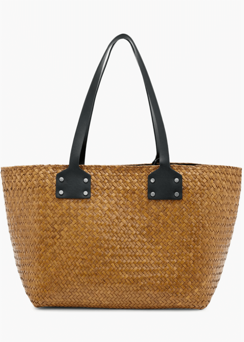 mosley straw tote from allsaints