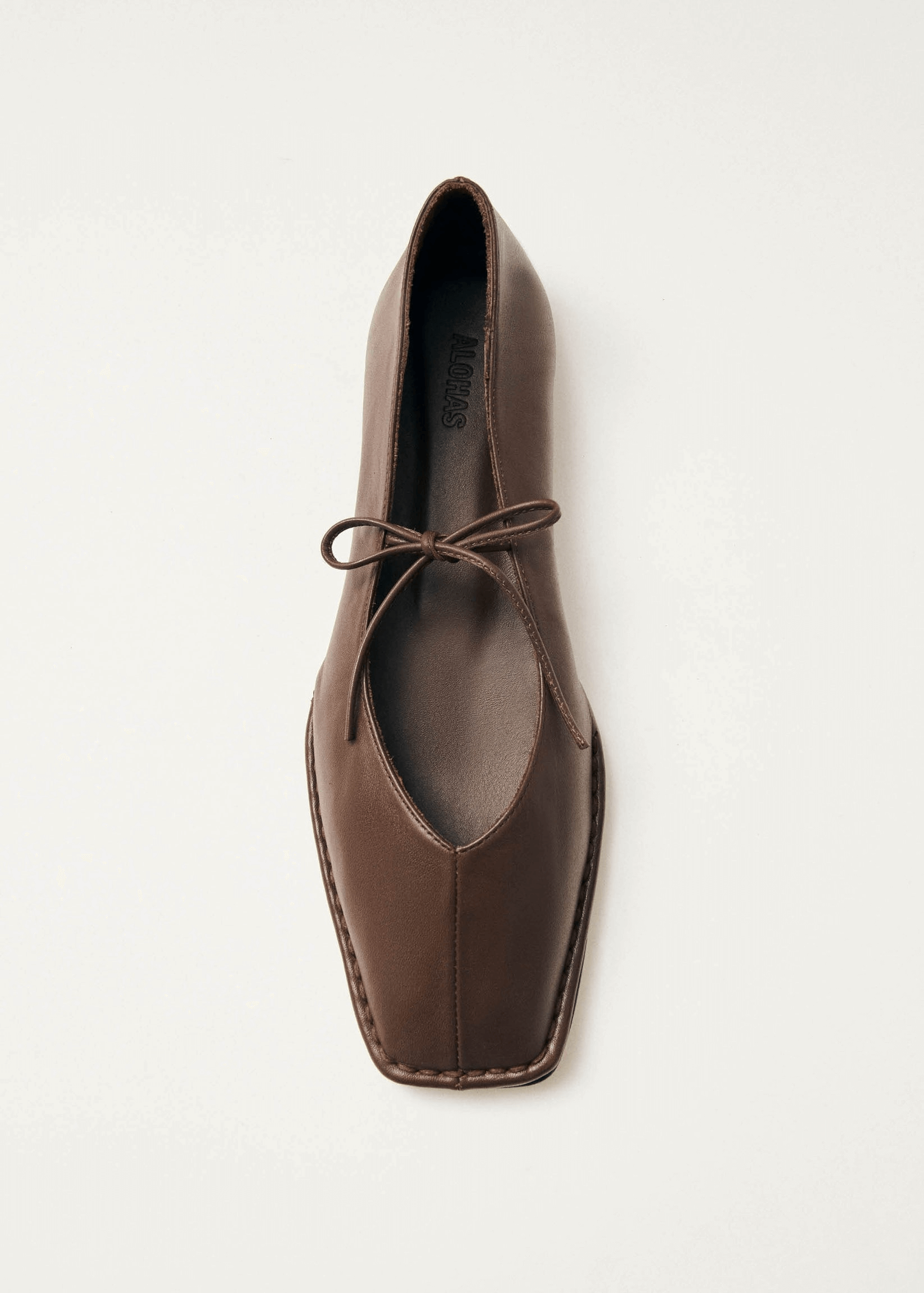 alohas sway ballet flats in brown