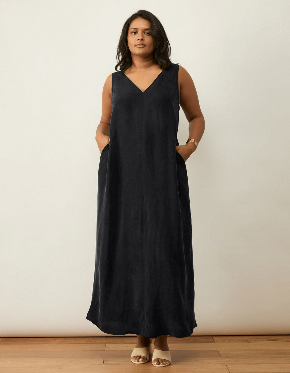 aday all summer maxi dress on model