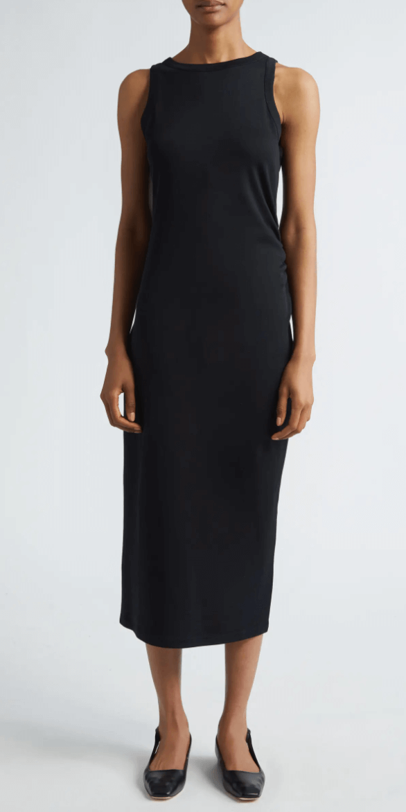 vince pima cotton midi dress