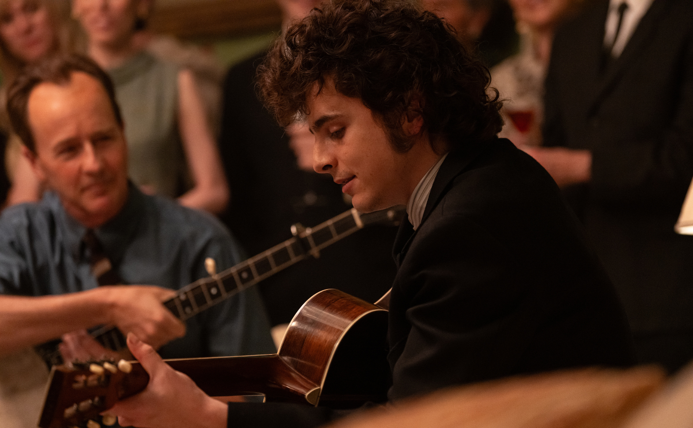 Timothee Chalamet as Bob Dylan