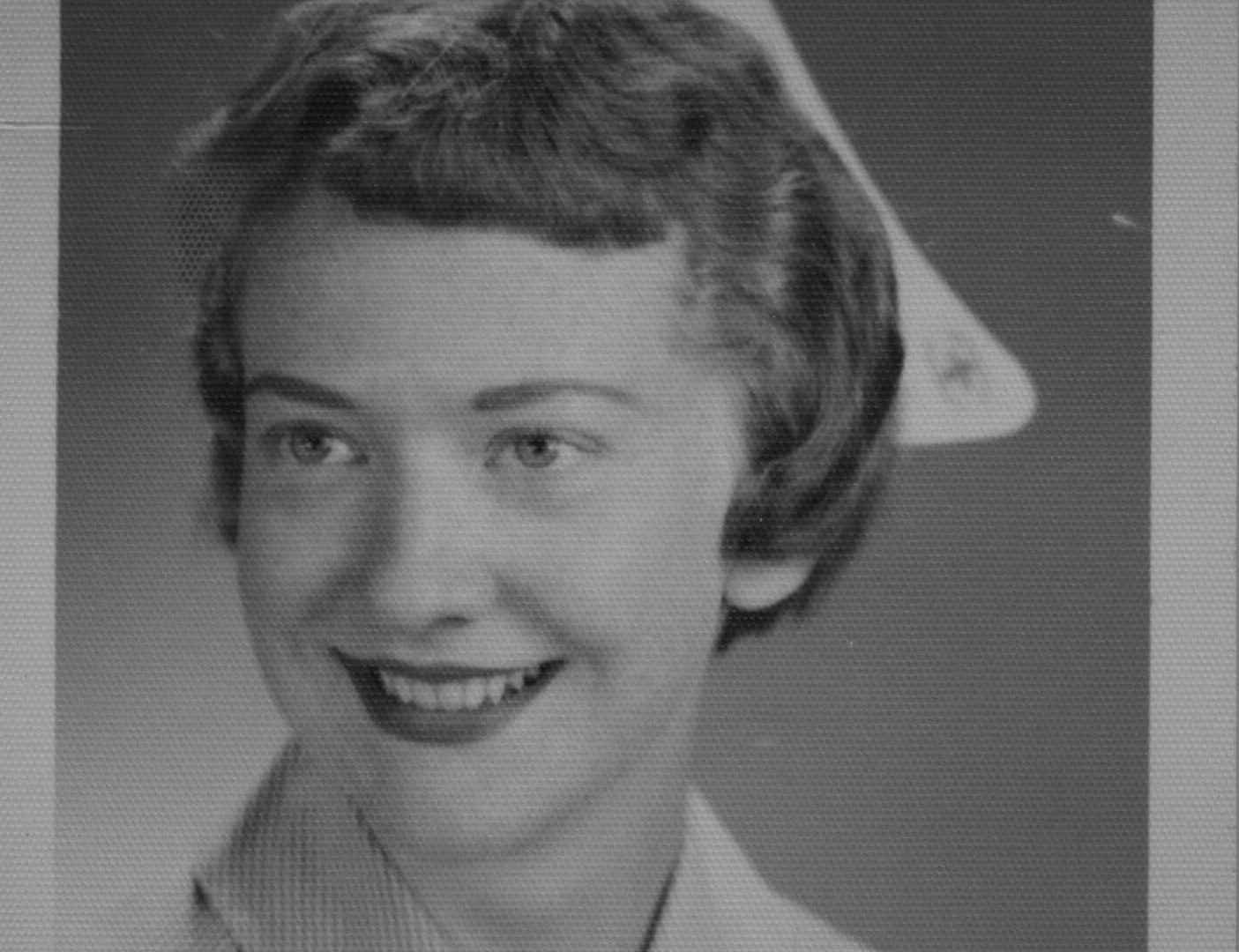 Dr. Ann Burgess in her nursing uniform