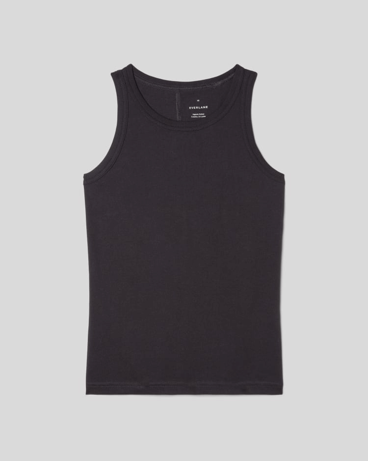 everlane organic cotton cutaway tank