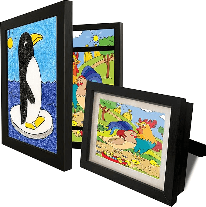 kid's art display frames