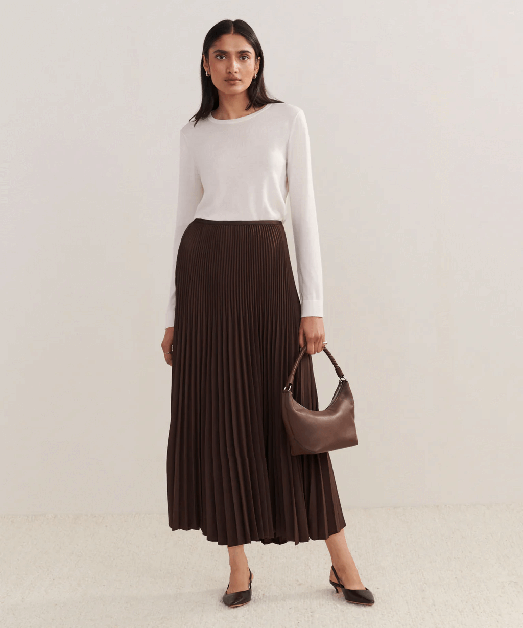 jenni kayne pleated skirt