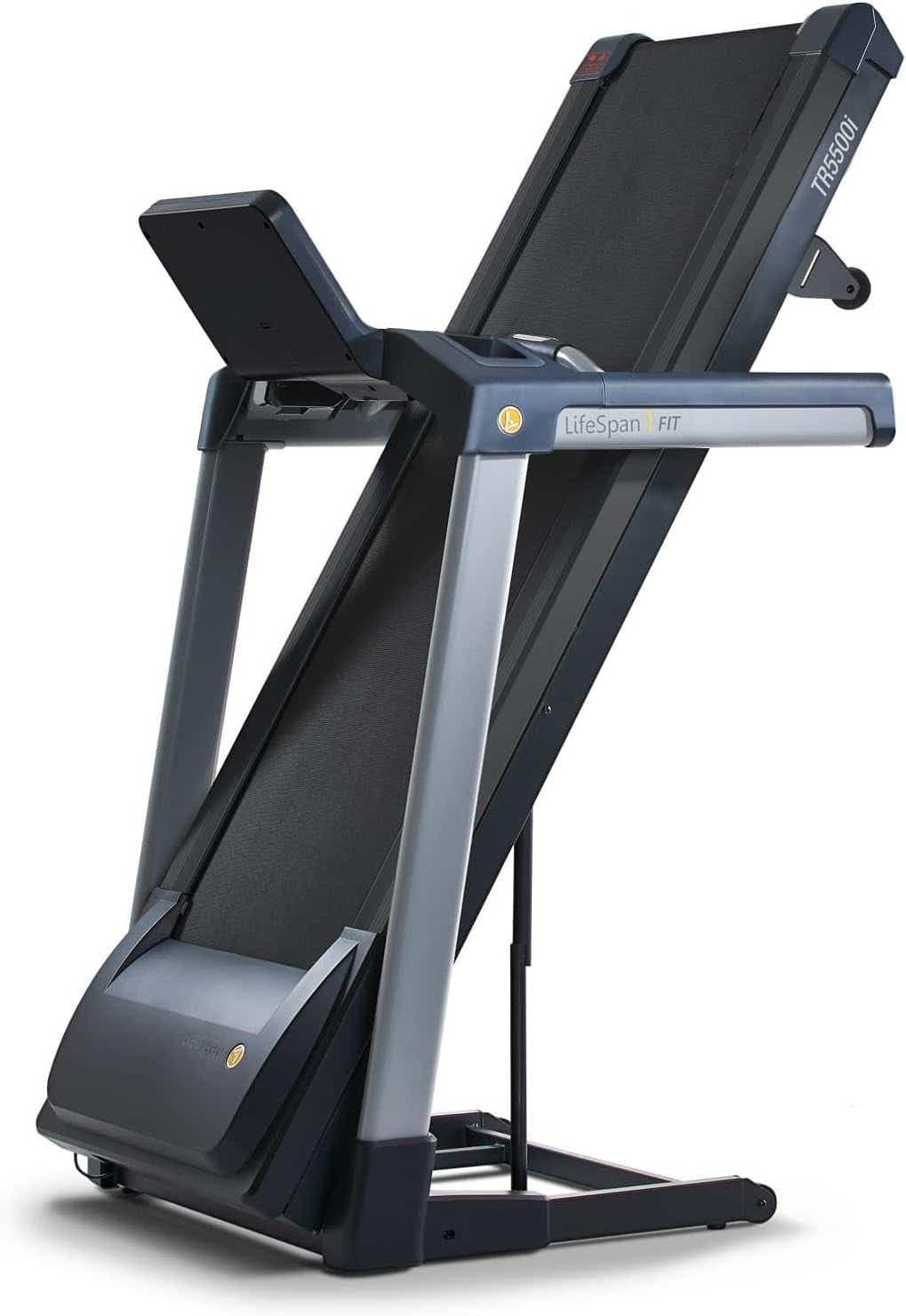 LifeSpan Treadmill folded up