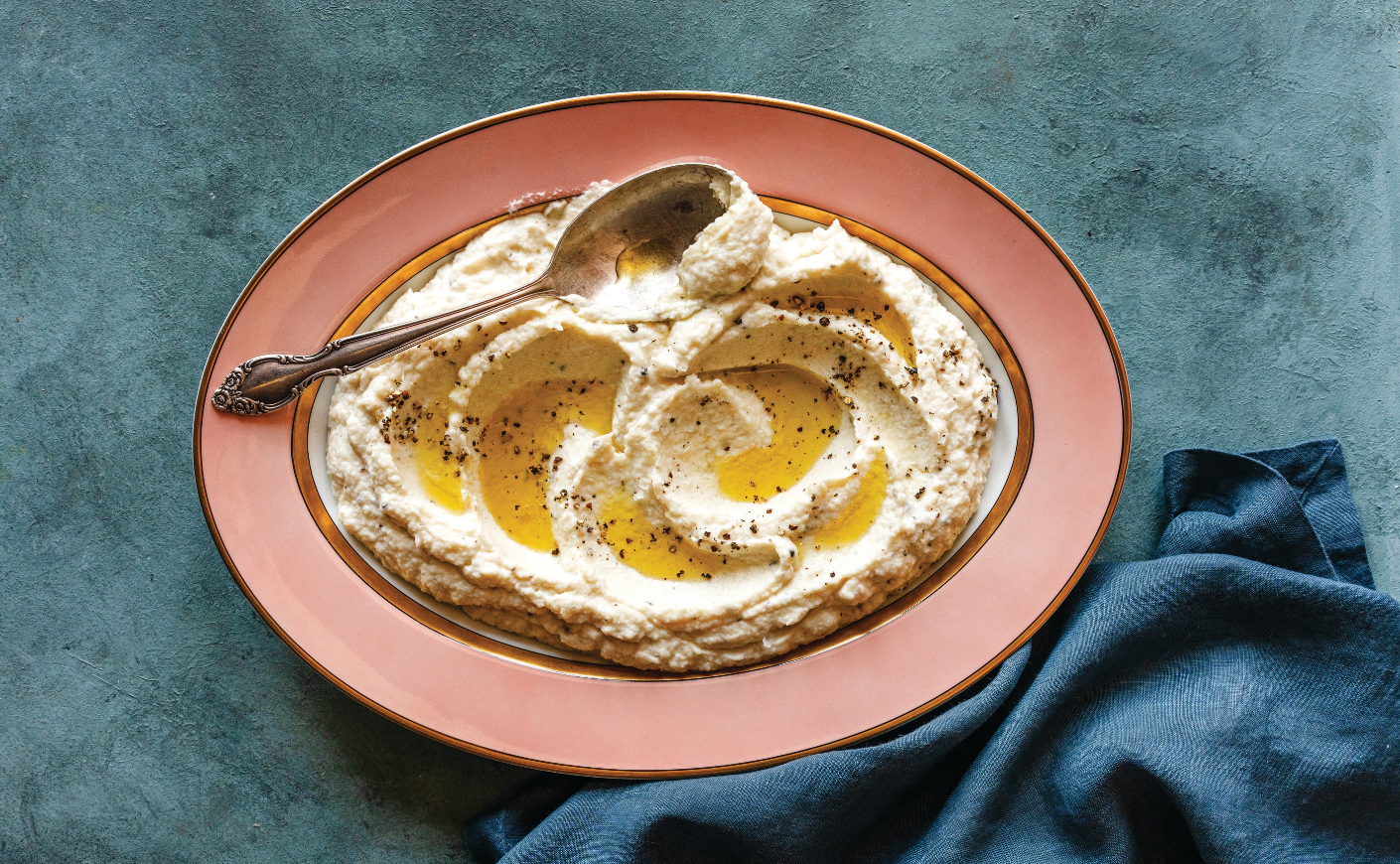 Bowl of cauliflower mash