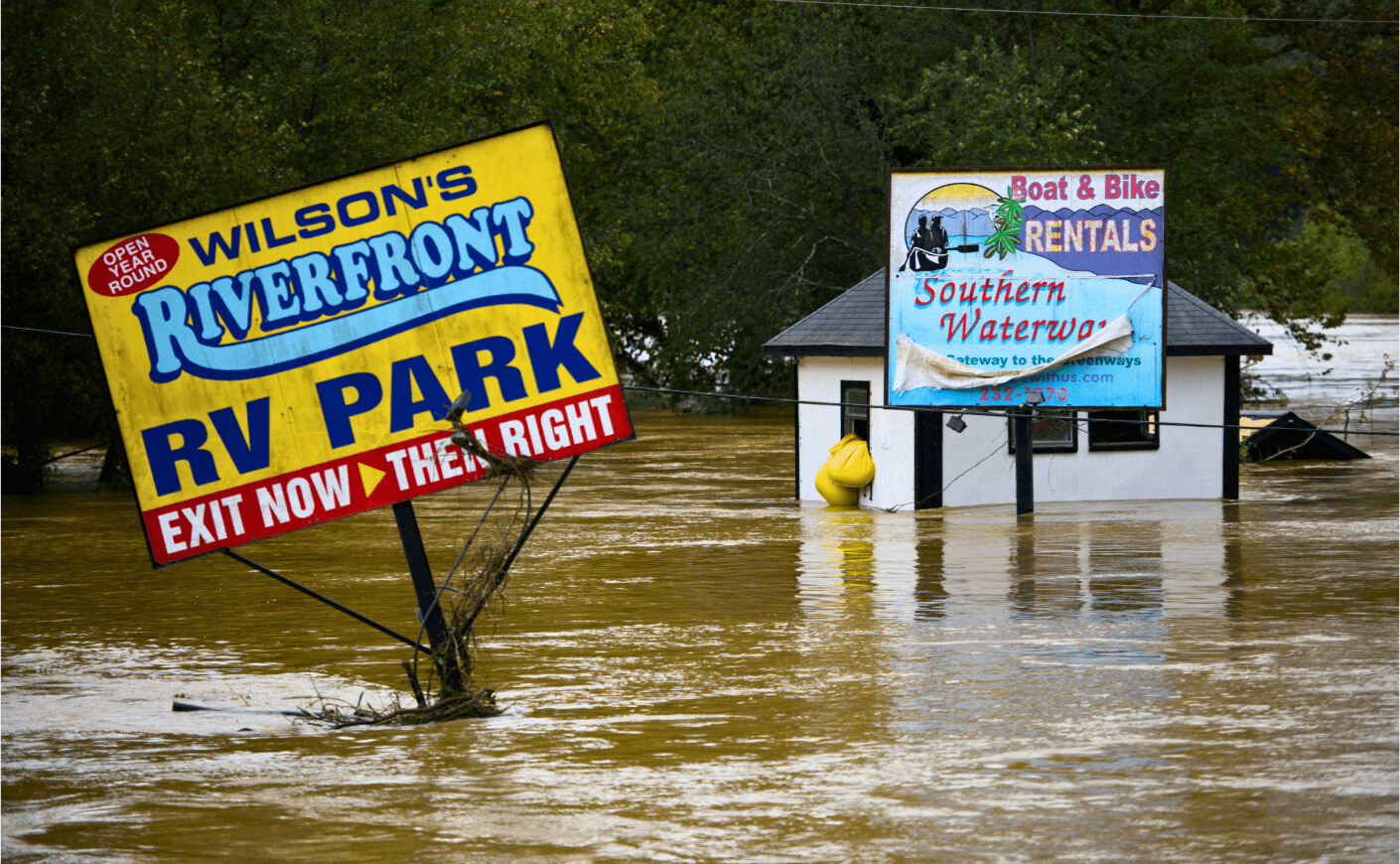 flood in Asheville NC