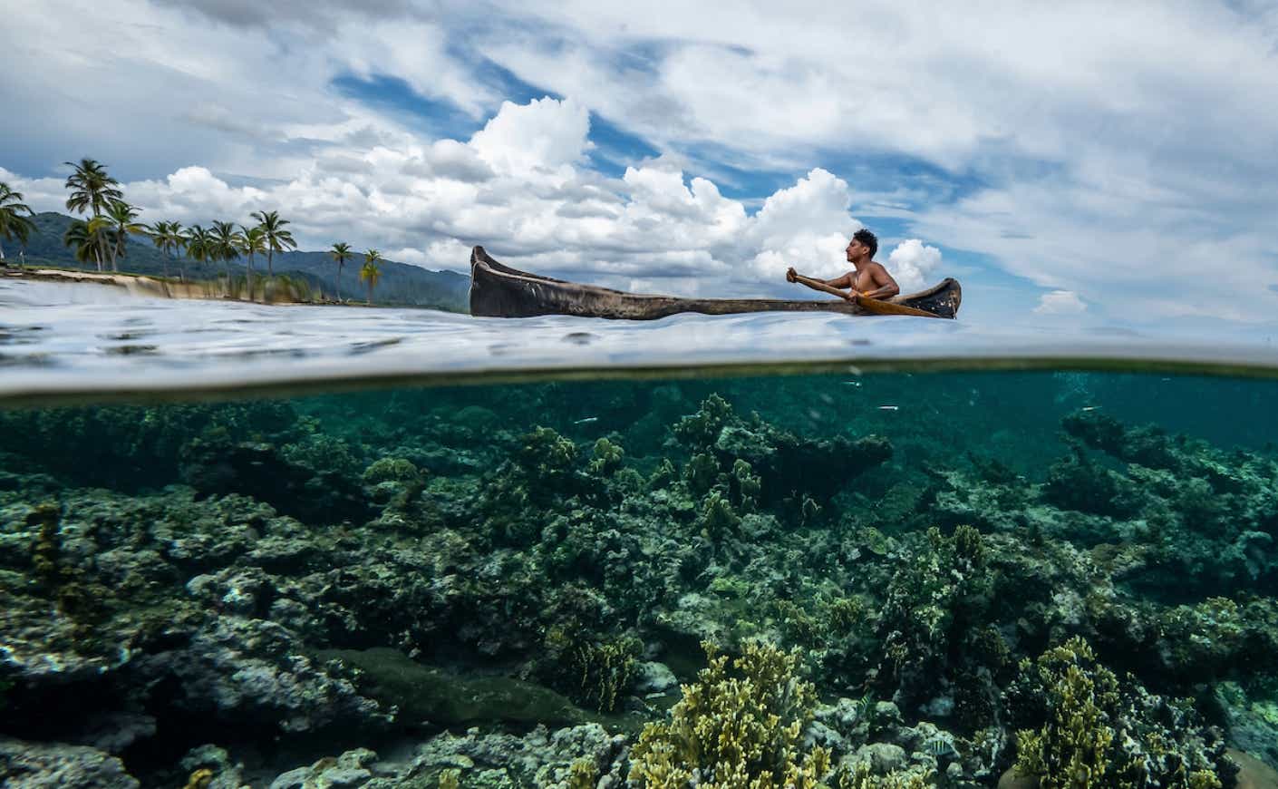 Man in boat