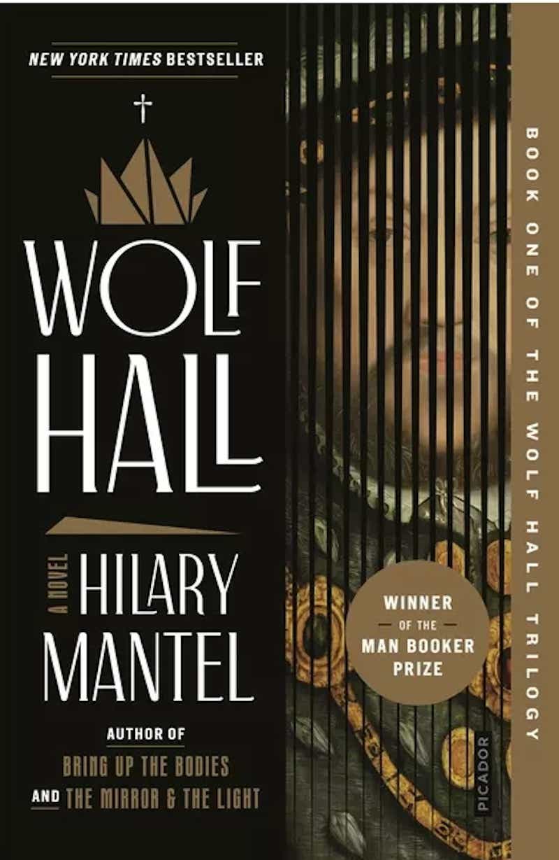 book cover of wolf hall