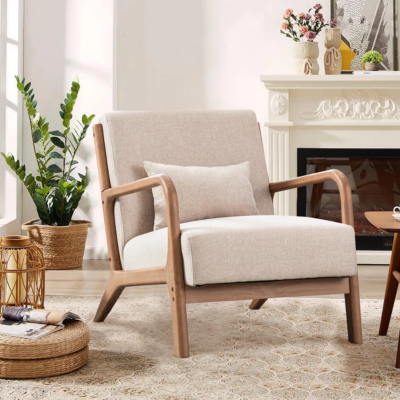 Sand & Stable Hertford Mid Century Upholstered Accent Chair