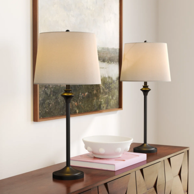 Kelly Clarkson Home Modern Metal Table Lamp Set