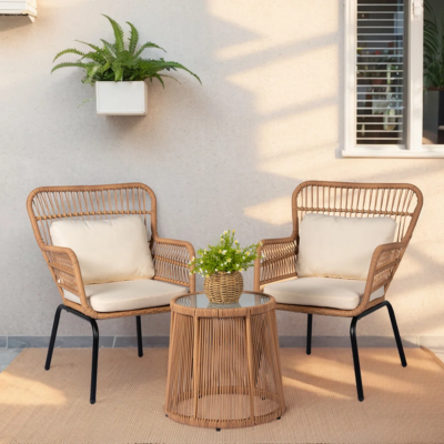 Bay Isle Home Dawn Patio Set with Cushions