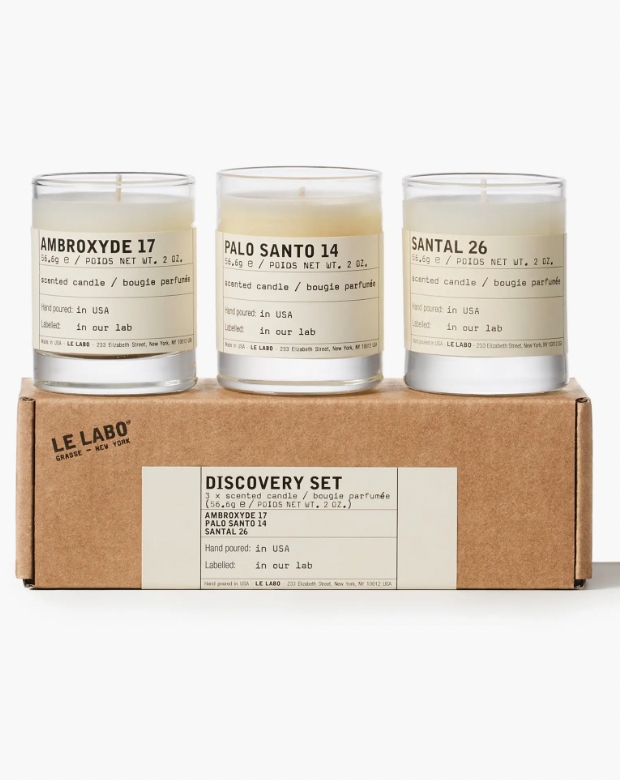 Le Labo Candle 3-Piece Discovery Set