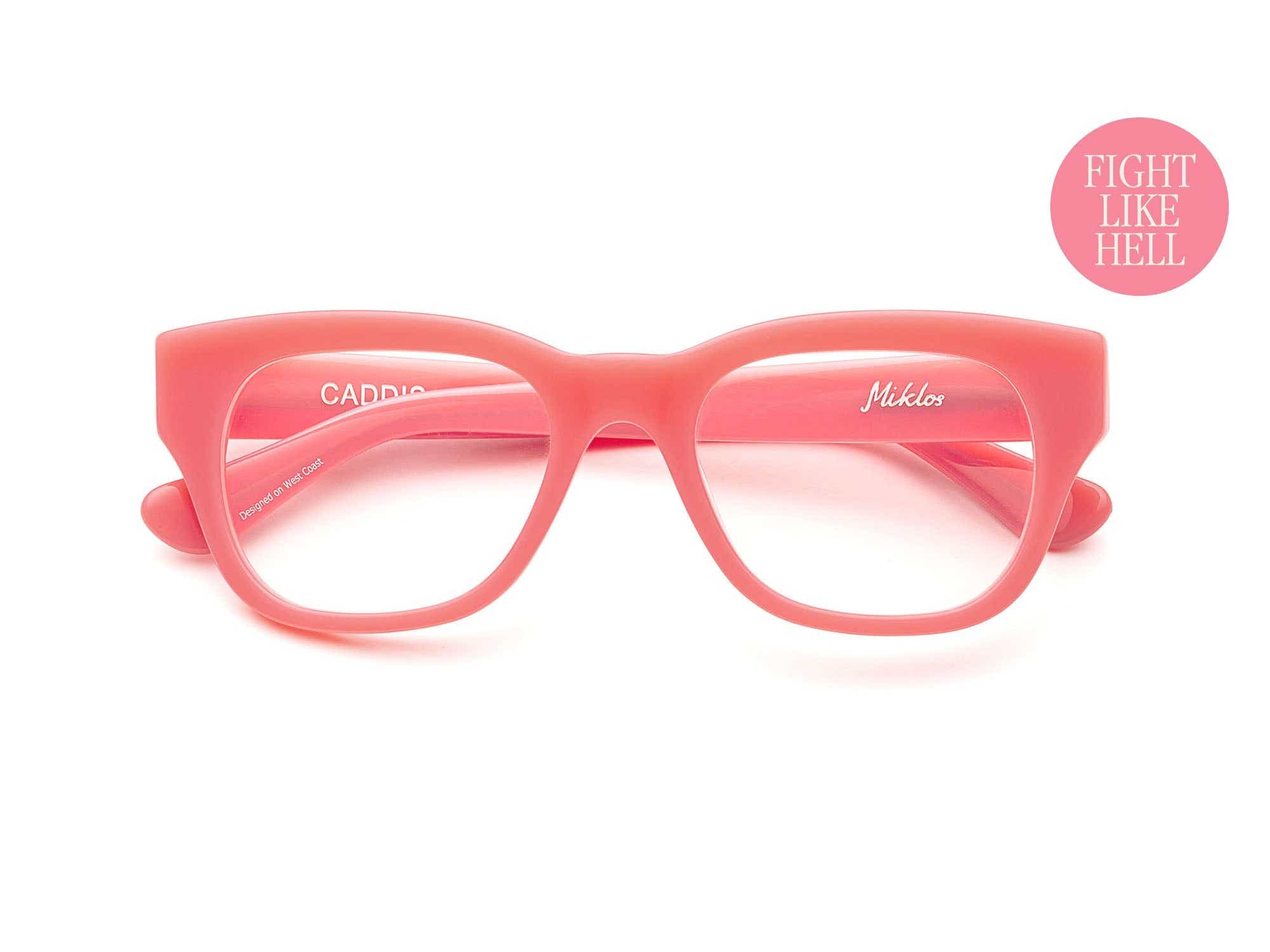 Miklos caddis pink frames