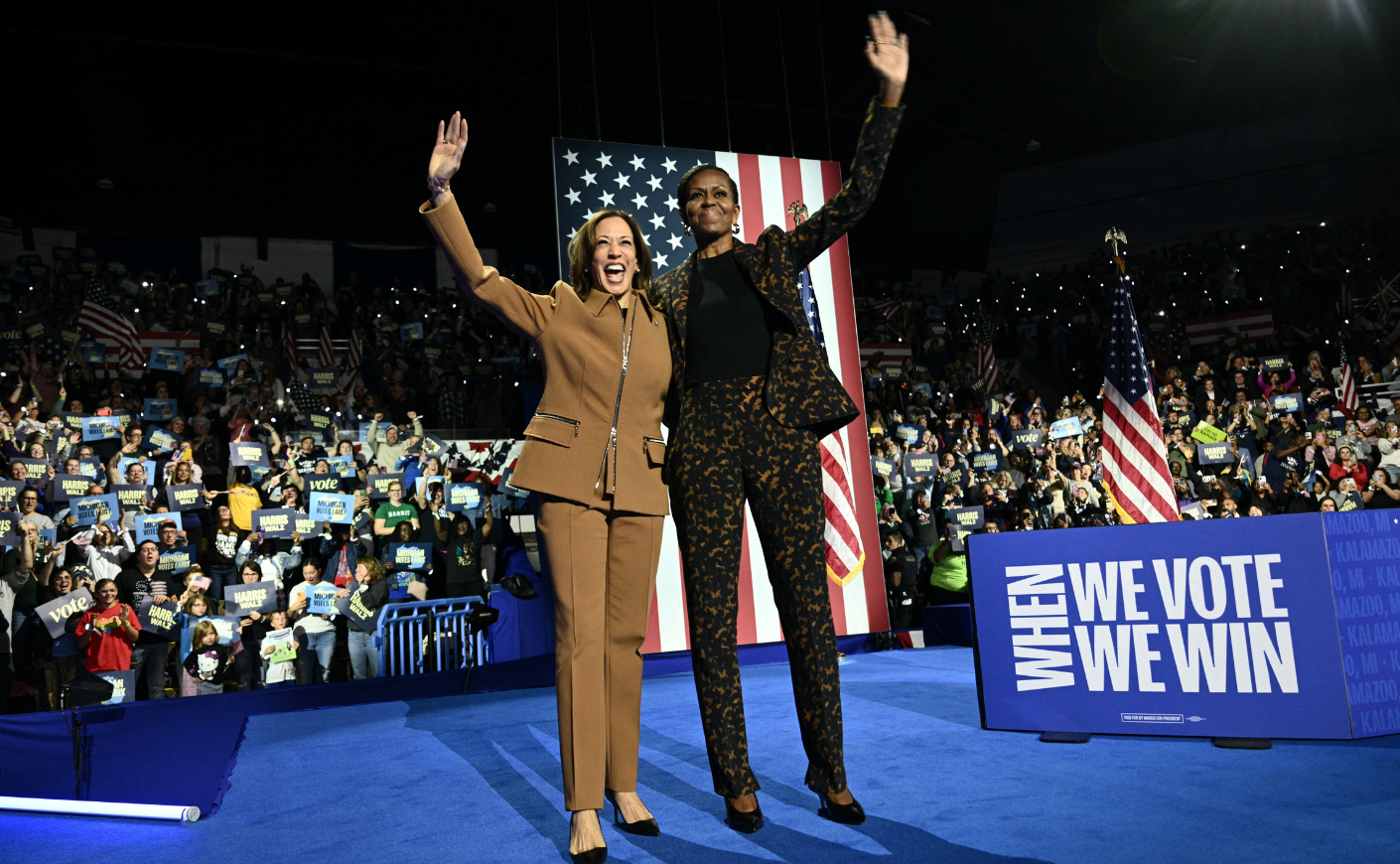 Kamala Harris and Michelle Obama