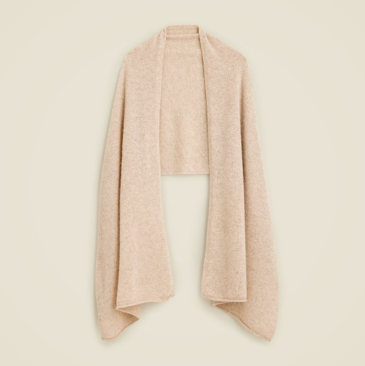 beige cashmere wrap