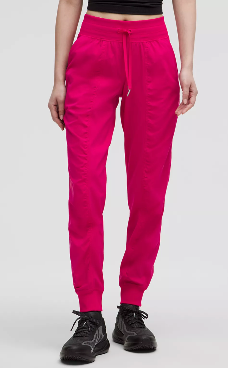 hot pink lululemon Dance Studio Mid-Rise Pant