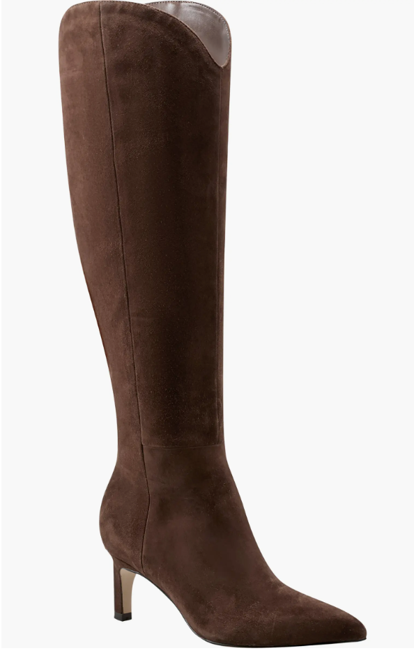 Quinnie Over the Knee Boot in brown