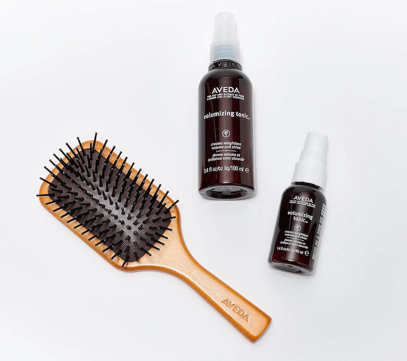 Aveda Volumizing Tonic and Brush Styling Home & Away Set