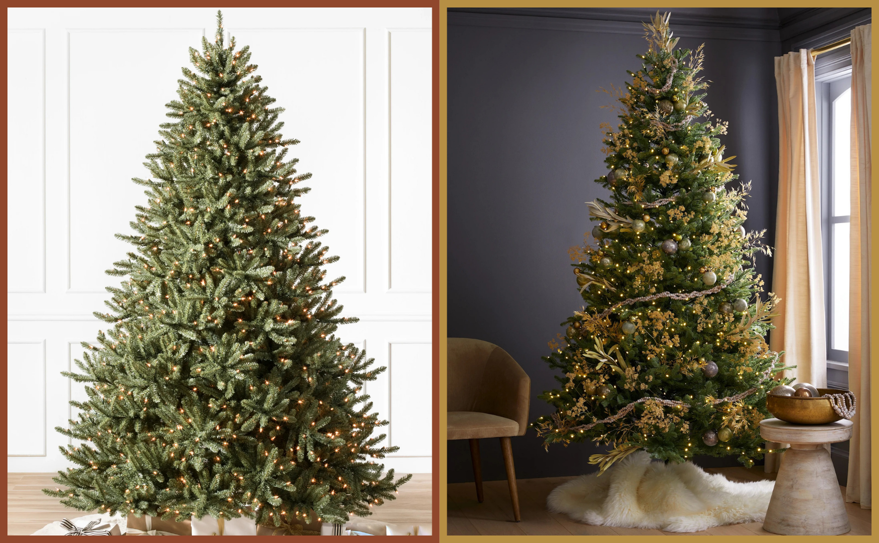 artificial xmas trees