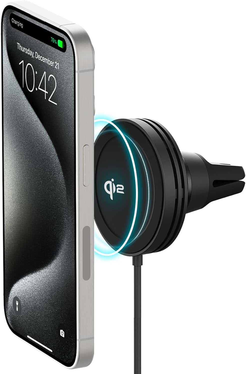 iOttie Velox Qi2 Mini Wireless Charging Car Mount