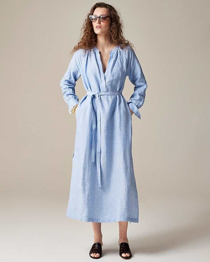 J.Crew Cabana Dress in Linen
