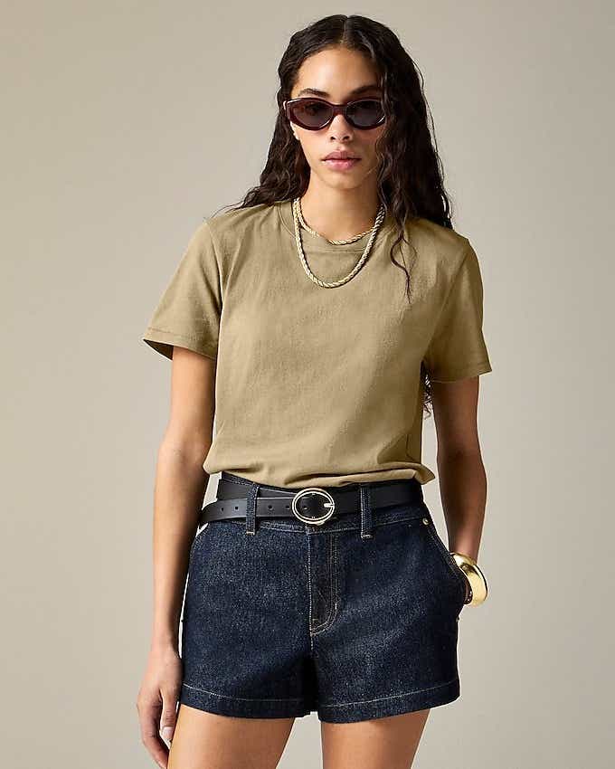 Vintage jersey classic-fit crewneck T-shirt