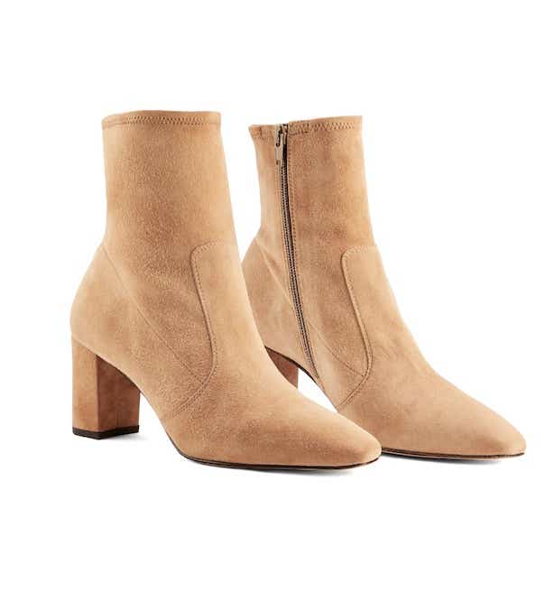 suede camel ankle boots