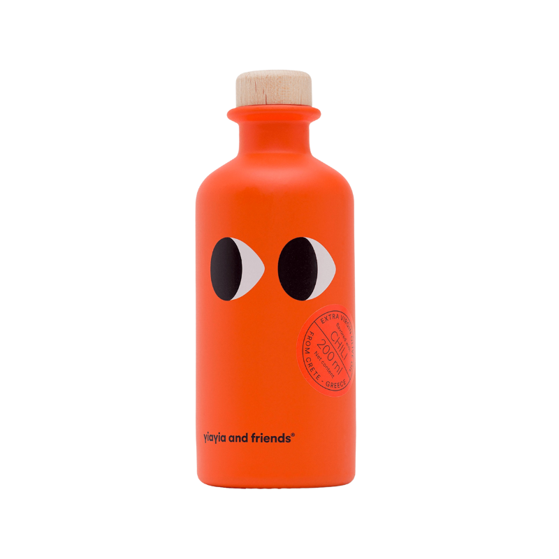 yiayia orange bottle