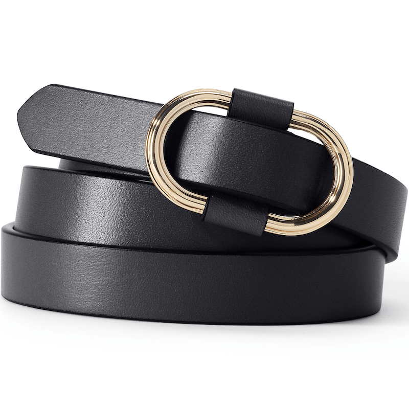 land's end adjustable skinny belt