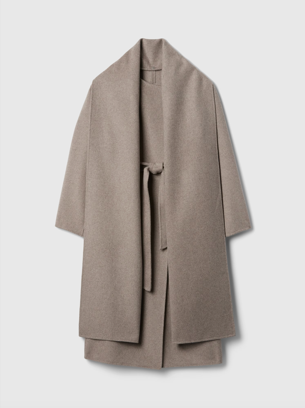 Gap Belted Double-Faced Wool Scarf Coat