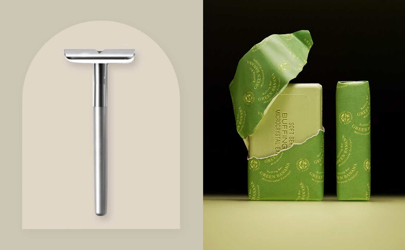 razor and soap
