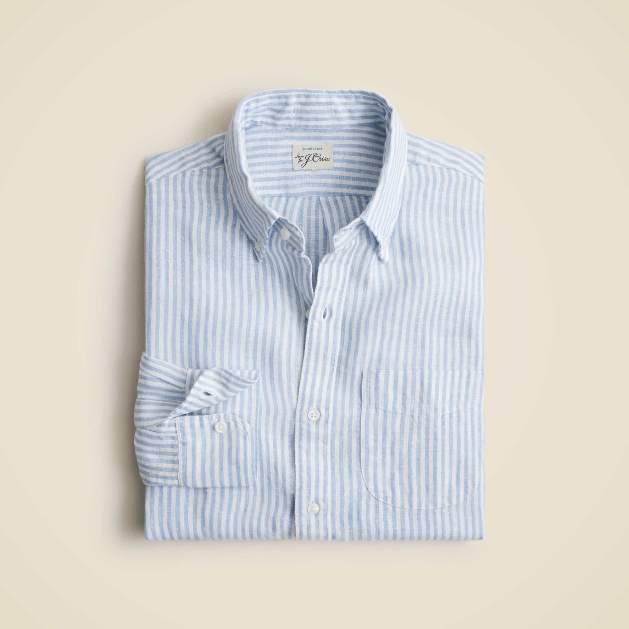 Slim Baird McNutt Irish linen shirt