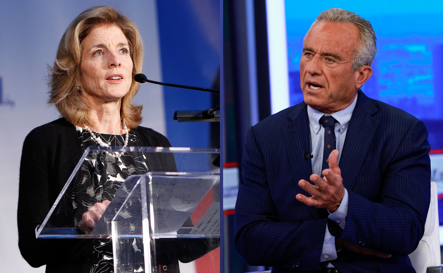 Caroline Kennedy and Robert F. Kennedy Jr.