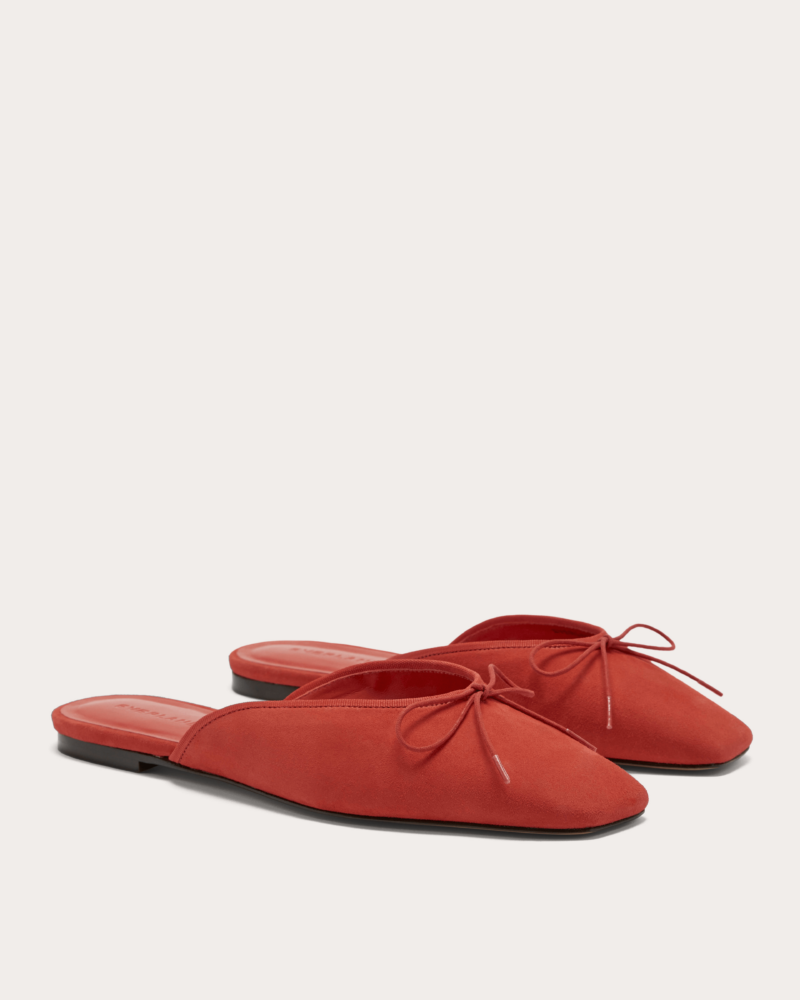 everlane red mules