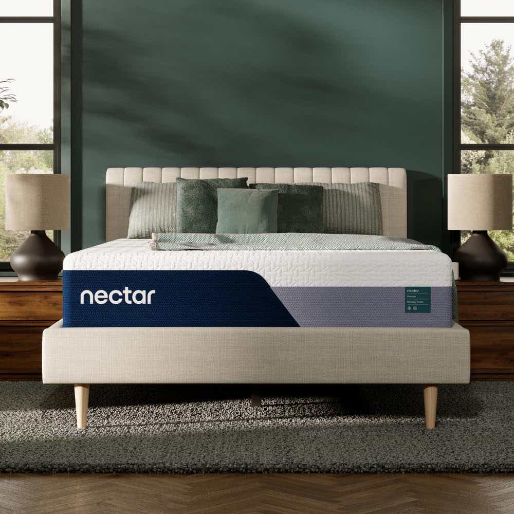 Nectar Premier 13” Queen Mattress (New Version) - Medium Firm - Contouring Memory Foam - Cooling Upgrade - 2” Pressure Relief Layer - Minimal Motion...