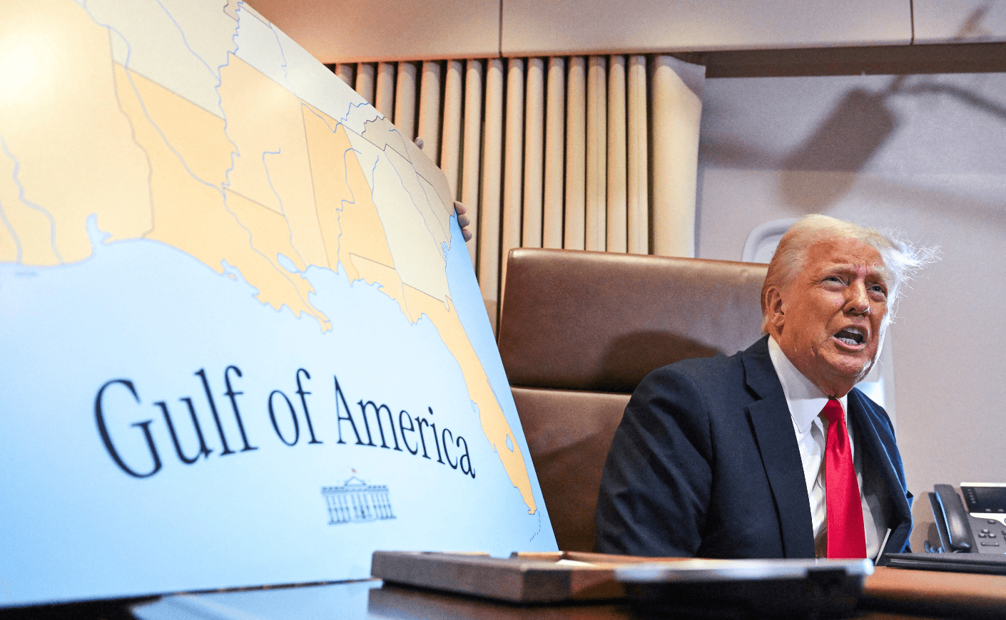 Trump AP lawsuit Gulf of Mexico