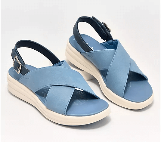 Clarks Cloudsteppers Backstrap Sandals - Drift Sun
