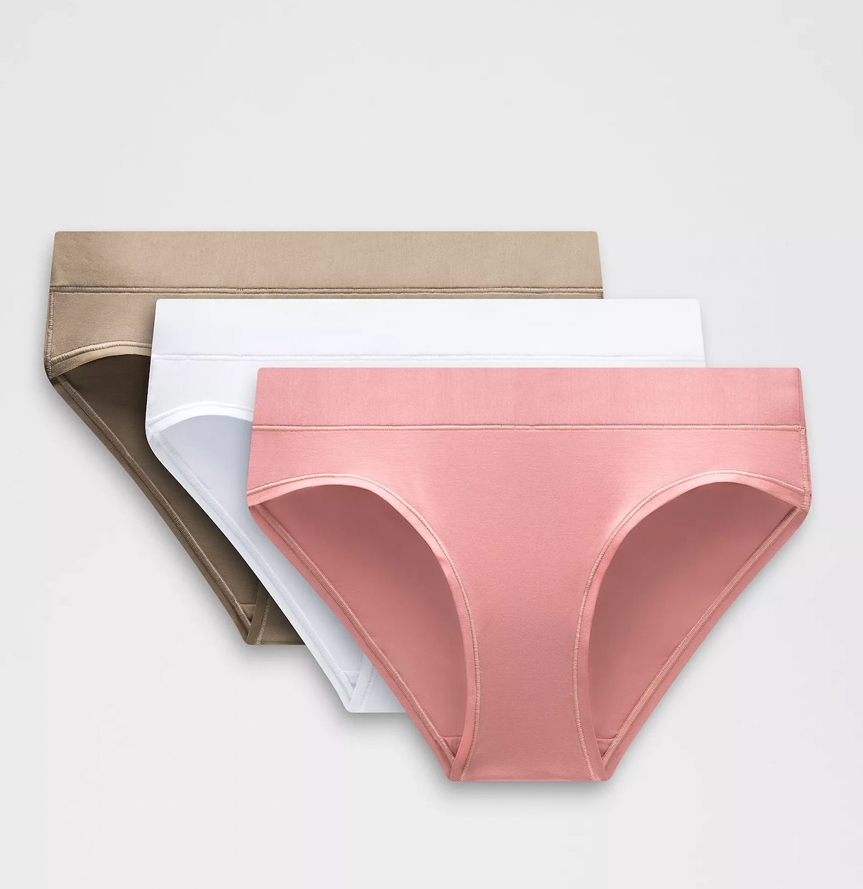 Lululelmon UnderEase Mid-Rise Bikini 3-Pack