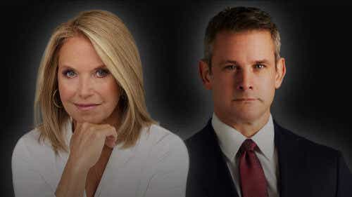 Katie Couric and Adam Kinzinger