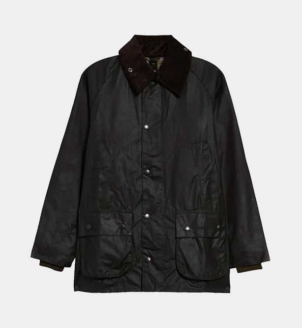 waxed barbour mens jacket