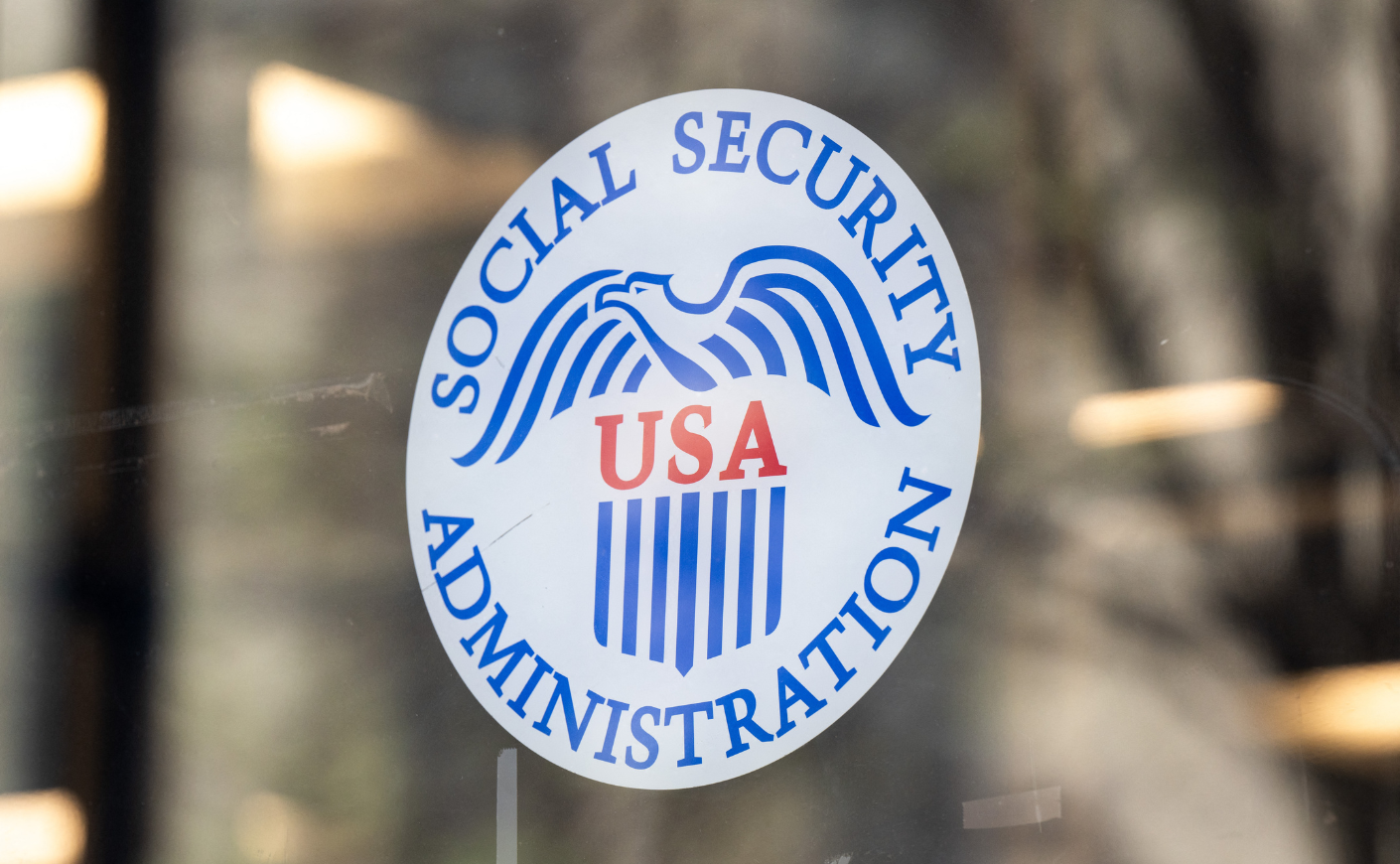 A sign for the USA Social Security Administration