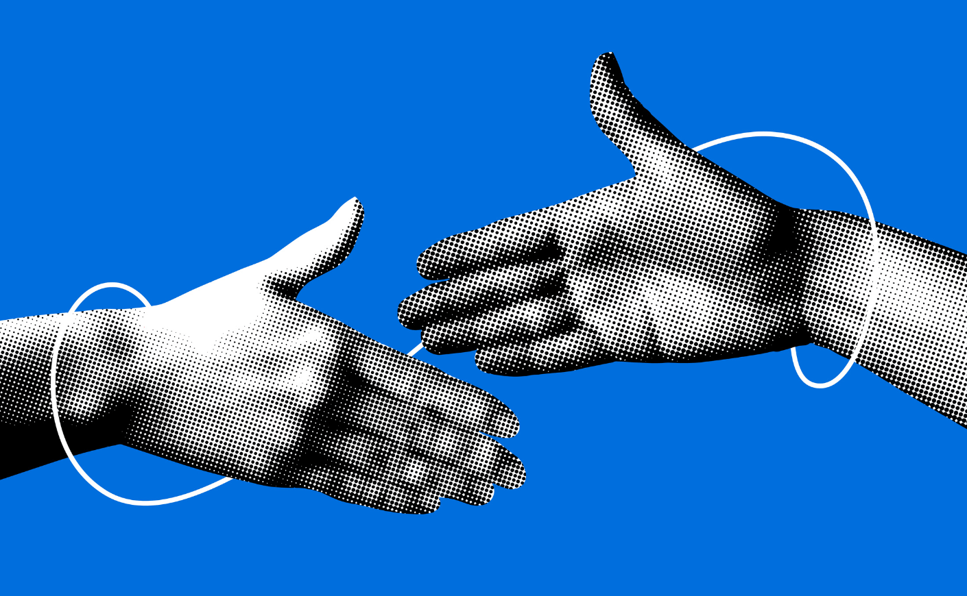 adults shaking hands